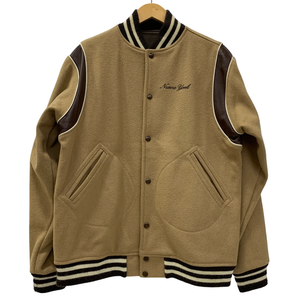 シュプリーム SUPREME 03FW 初期 スタジャン ヌエボヨーク ジャケット ブラウン Mサイズ 201MT-4175