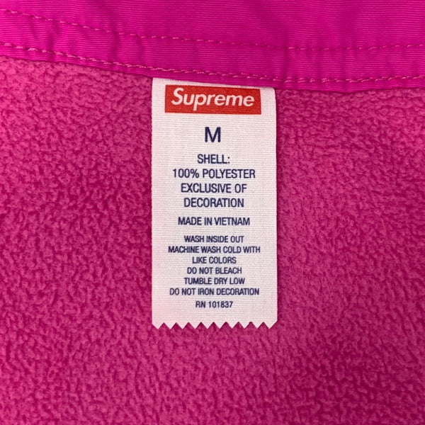 シュプリーム SUPREME FW24 Polartec Baseball Jersey 半袖シャツ ピンク Mサイズ 201MT-4177