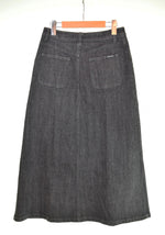 ピンクハウス PINK HOUSE 裾ベアーフラワー刺繍 デニムスカート スカート ブラック Mサイズ 103LB-9