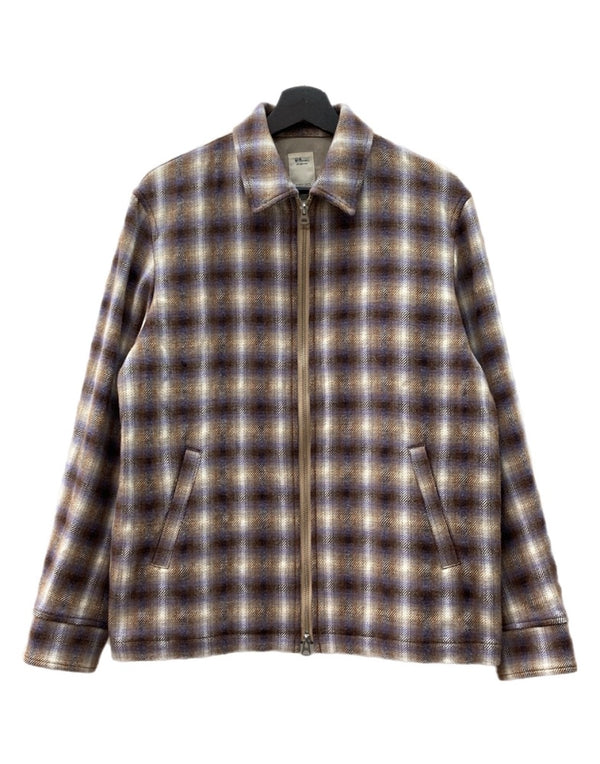 ロンハーマン Ron Herman RHC OMBRE CHECK SHIRTJACKET オンブレ チェック シャツジャケット ダブルジップ アウター 2820400063 ジャケット チェック マルチカラー Mサイズ 104MT-2104