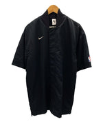 ナイキ NIKE × FEAR OF GOD フィアオブゴッド W WARM UP TOP ウォームアップトップ 黒 半袖 CU4686-010 ジャケット ロゴ ブラック Sサイズ 101MT-2291