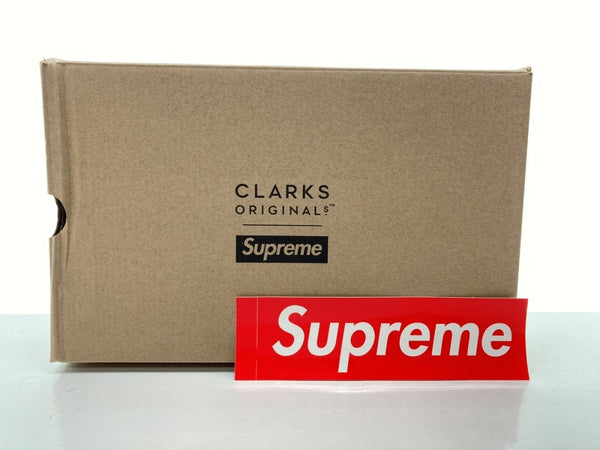 クラークス Clarks 23SS × Supreme シュプリーム Wallabee Boots ワラビー ブーツ モカシン UK8 黒 61611398 メンズ靴 ブーツ その他 ブラック 26cm 104-shoes581