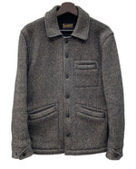 テンダーロイン TENDERLOIN T-BROWN BEACH ブラウン ビーチ ジャケット ウール ごま塩 黒 ジャケット 無地 ブラック Sサイズ 104MT-2172