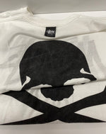 ステューシー STUSSY × mastermind JAPAN 8 Ball Skull Tee Tシャツ ホワイト Mサイズ 201MT-2766