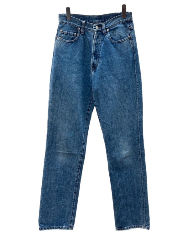 ダブルアールエル RRL 90s DENIM PANTS デニム パンツ ボタンフライ ジーパン ジーンズ USA製 Ralph Lauren インディゴ 青 ロゴ R001 デニム ブルー 30/32 104MB-231