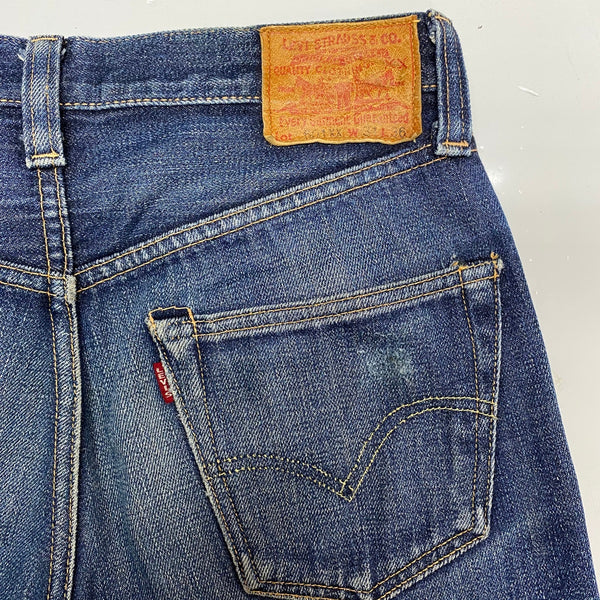 【曜日割引対象外】 リーバイス Levi's 90's 502-XX 赤耳 TALON 日本製 濃紺 デニム ブルー W32 L36サイズ 201MB-1070 VB