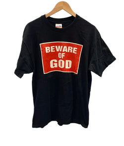 バンドTシャツ BAND-T 90s 90's Hanes MARILYN MANSON マリリンマンソン BEWARE OF GOD THE LORD IS A SHEPHERD ©1994 ロックT XL Tシャツ ブラック LLサイズ 101MT-2727