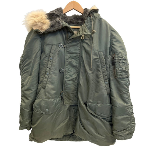 ミリタリー military 60's 60年代 USAF 米軍 実物 空軍 US AIR FORCE N3-B フライトジャケット VINTAGE ヴィンテージ コート カーキ 101MT-4900
