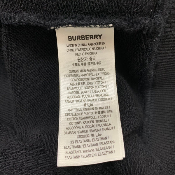 バーバリー Burberry プルオーバー フーディー 8057543 パーカ ブラック Lサイズ 201MT-3283