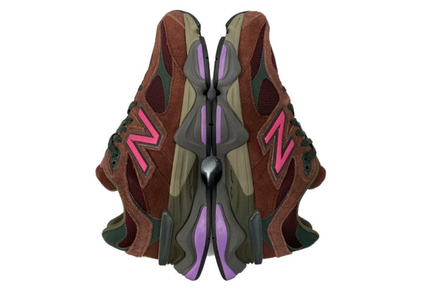 ニューバランス new balance 22年製 U9060 BUR BURGANDY ABZORB ソール  スエード ランニング ローカット シューズ 茶 U9060BUR メンズ靴 スニーカー ブラウン 28cm 104S-961