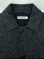 クーティー COOTIE Glen Check Wool Chester Coat グレンチェック ウール チェスター コート アウター ジャケット 黒 コート チェック ブラック Mサイズ 104MT-842