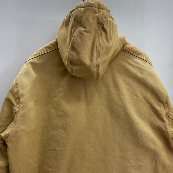【曜日割引対象外】 カーハート Carhartt 12年製 Duck Active Jacket USA製 ジャケット ベージュ Lサイズ 201MT-3879 VB