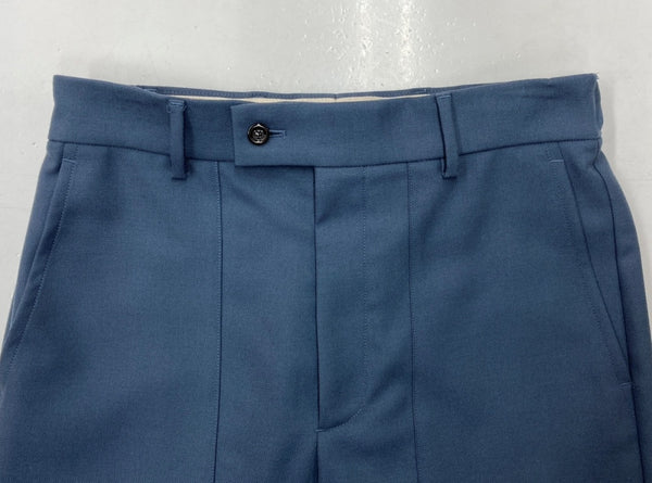 グッチ GUCCI LOOSE FITTING TROUSERS ルーズ フィット トラウザーズ ウール混 ジョガー パンツ 紺 ロゴ 595487 Z408M スラックス ネイビー サイズ 44 104MB-155