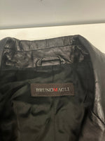 ブルーノマリ BRUNOMAGLI レザーテーラードジャケット 54 ジャケット ブラック 101MT-5298