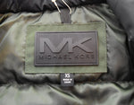 マイケルコース MICHAEL KORS Benson Faux Fur Trim Woven Parka ベンソン ファー パーカー 中綿 アウター OLIVE オリーブ MC27350 XS ジャケット グリーン SSサイズ 103MT-2198