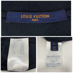 ルイ・ヴィトン LOUIS VUITTON 18SS コットン ロングTシャツ アームプリント イタリア製 RM181 FMB HEY79W ロンT ブラック XSサイズ 201MT-3562