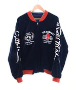 テッドマン TEDMAN スカジャン 別珍 リバーシブルDevil Motors Hot Road Lucky Clothing デビル モーターサイクル バイク 刺繍  42 ジャケット ブラック 103MT-2194