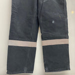 【曜日割引対象外】 カーハート Carhartt リフレクター ペインターパンツ インナーチェック カーゴパンツ ブラック 36×32サイズ 201MB-1144 VB