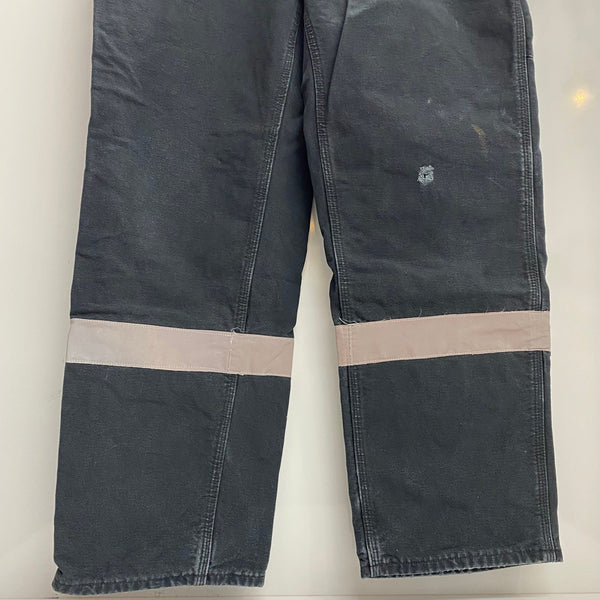 【曜日割引対象外】 カーハート Carhartt リフレクター ペインターパンツ インナーチェック カーゴパンツ ブラック 36×32サイズ 201MB-1144 VB