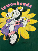 バンド band 90's 90年代 JERZEES Lemonheads cow ツアー バンドTシャツ レモンヘッズ VINTAGE ヴィンテージ Tシャツ グリーン Lサイズ 101MT-4924
