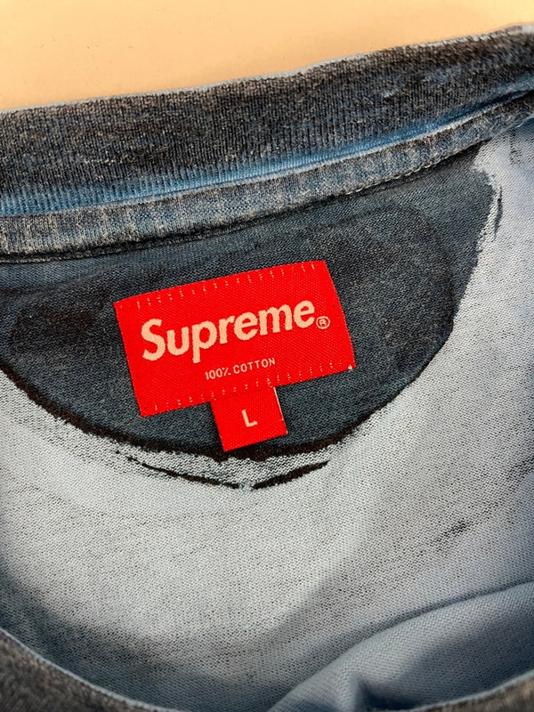 シュプリーム SUPREME 21SS Gradient S/S Top グラデーション Tシャツ 青 Tシャツ ブルー Lサイズ 101MT-5086