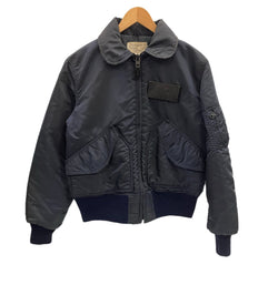 ミリタリー military 80’s 80年代 CORINTH MFG コリンス社製 MA-2 フライトジャケット EMAR ZIP SMALL ジャケット ブラック Sサイズ 101MT-5175