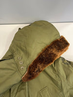 ミリタリー military US ARMY Air Force エアフォース B-2 B2 フライトジャケット  サイズ38 ジャケット カーキ 101MT-4881