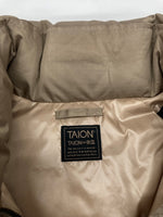 タイオン TAION GLOSTER別注 MILITALY LEVEL7 JACKET ミリタリー レベル ジャケット ダブルジップ ダウン アウター 薄茶 ジャケット 無地 ベージュ Lサイズ 104MT-1863