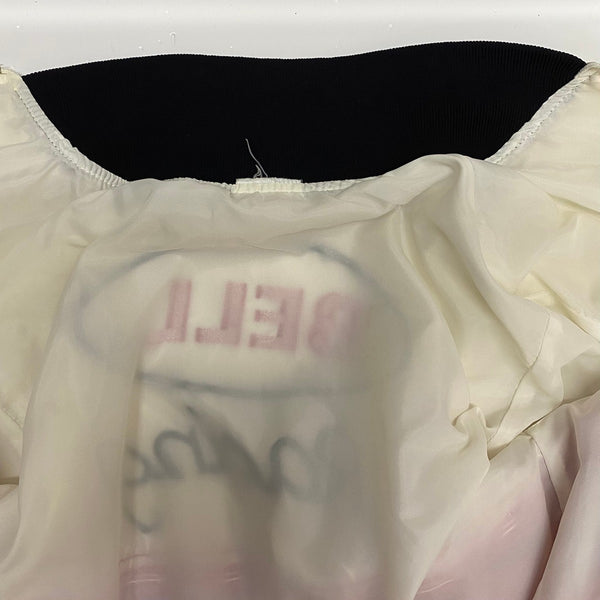 【曜日割引対象外】 ヴィンテージ vintage 80's BELL HELMETS ナイロン レーシングジャケット ジャケット ホワイト 201MT-4210 VB