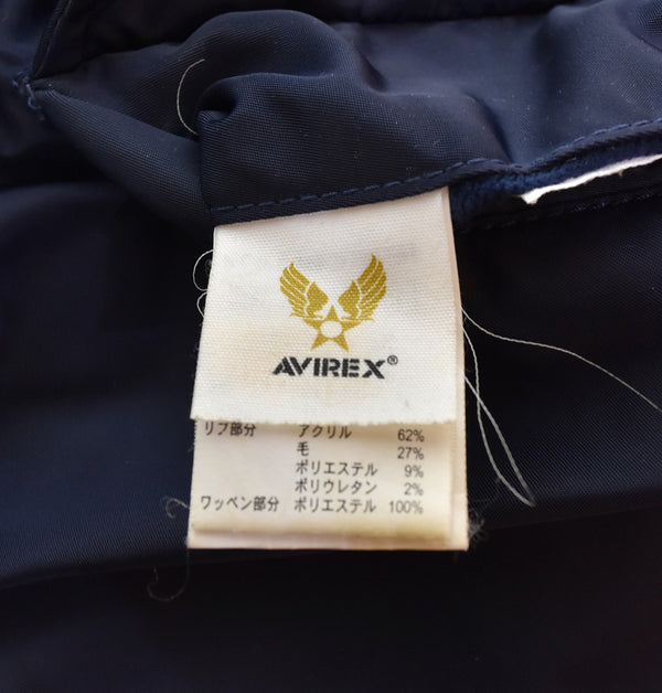 アビレックス AVIREX MA-1 MA1 Commercial Logo コマーシャル ロゴ アーチ ロゴ リバーシブル 中綿 ミリタリー フライト ジャケット アヴィレックス 6162164 M ジャケット ネイビー 103MT-3264
