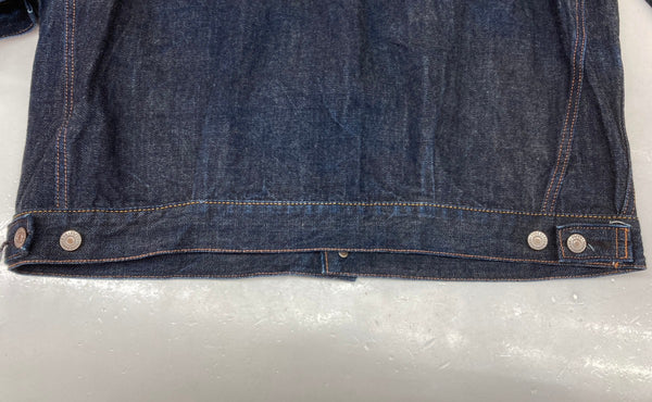 ワンピースオブロック One Piece Of Rock 2nd デニムジャケット Gジャン ハギ付き 407XXX 1954モデル M-54 バンダナ 濃紺 サイズ48 ジャケット 無地 ネイビー 104MT-1040