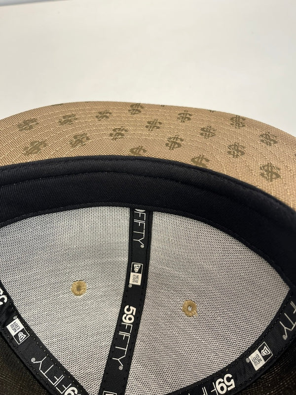 シュプリーム SUPREME ×NEW ERA  MONOGRAM BOX LOGO  ニューエラ モノグラム ボックスロゴ ベースボールキャップ 帽子 メンズ帽子 キャップ ブラウン 101hat-140