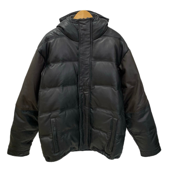 アナログ Analog 00s レザーダウン ジャケット ブラウン Mサイズ 201MT-4864