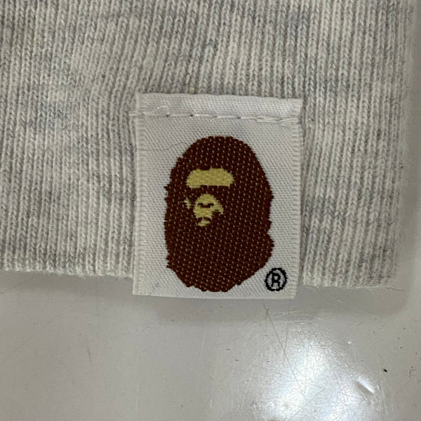 ア ベイシング エイプ A BATHING APE スウェット 霜降りグレー 001SWH701008 スウェット グレー 2XLサイズ 201MT-4615