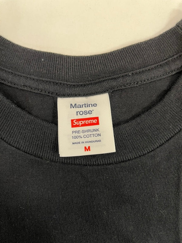 シュプリーム SUPREME ×Martine Rose Lee Scratch Perry Tee 24AW マーティンローズ リースクラッチペリー プリントT 黒  Tシャツ ブラック Mサイズ 101MT-5351