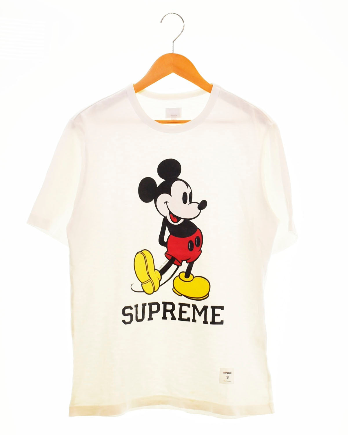 シュプリーム SUPREME 09AW Mickey Mouse Tee ミッキーマウスTシャツ Tシャツ ホワイト Sサイズ 103MT-1185  | 古着通販のドンドンサガール