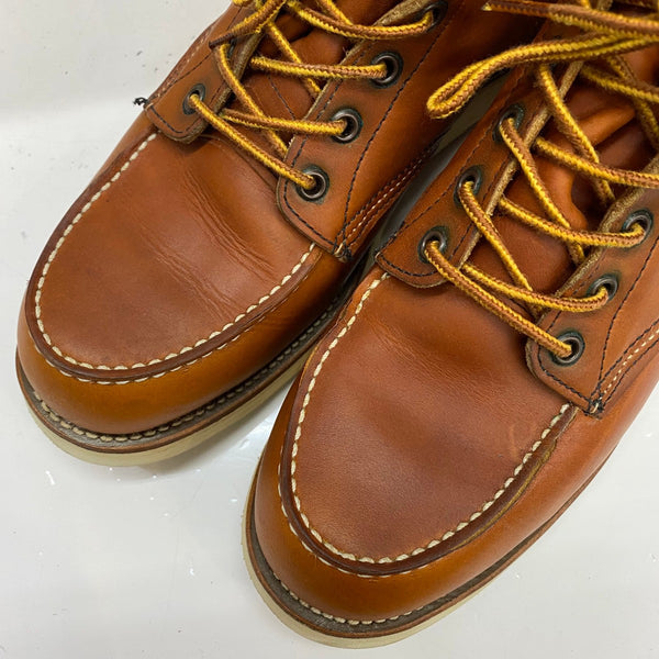 【曜日割引対象外】 レッドウィング RED WING 90's 97年製 犬刻印 アイリッシュセッター 875 メンズ靴 ブーツ ワーク ブラウン 28cmサイズ 201-shoes1518 VB