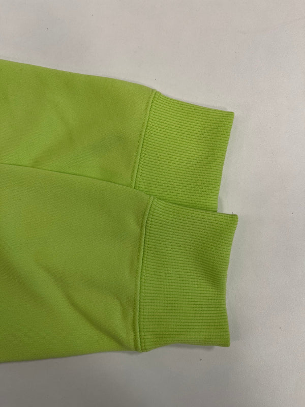 ノースフェイス THE NORTH FACE ヘザースウェットクルー トレーナー クルーネック シャープグリーン 黄緑 NTW12232 スウェット グリーン Lサイズ 101LT-227