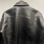 【曜日割引対象外】 ワイツーレザー Y'2 LEATHER ANILINE HORSE 1st Type G JACKET ジャケット ブラック 42サイズ 201MT-3637 VB