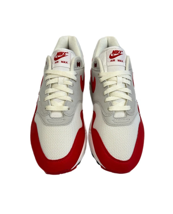 ナイキ NIKE AIR MAX 1 ANNIVERSARY UNIVERSITY RED エア マックス 1 アニバーサリー  ユニバーシティーレッド 908375-103 メンズ靴 スニーカー レッド 28cm 101sh-2368