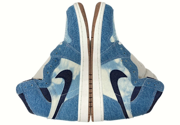 ナイキ NIKE 24年製 AIR JORDAN 1 RETRO HIGH OG DENIM エア ジョーダン レトロ ハイ デニム AJ1 青 FQ2947-100 メンズ靴 スニーカー ブルー 26cm 104-shoes498