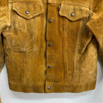 【曜日割引対象外】 ヴィンテージ vintage 60's~ リーバイス Levi's 70505 BIG E トラッカージャケット 3rd スエードレザー ジャケット ブラウン 201MT-3593 VB