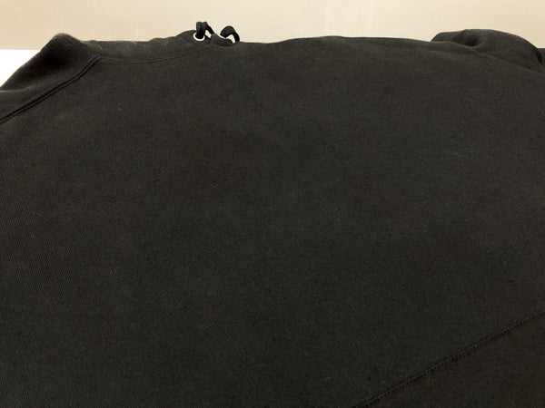 シュプリーム SUPREME 18AW Paneled Hooded Sweatshirt パネラド フーディ スウェット シャツ 黒 パーカ 刺繍 ブラック Mサイズ 104MT-2044