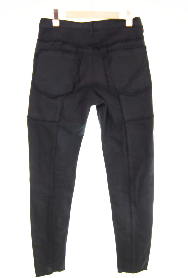 "ジョン アンダーカバー John UNDER COVER 裾ZIP 多切替 タチキリストレッチ デニムパンツ ジーパン JUV4505-2 デニム ブラック 2 103MB-548