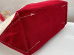 エルエルビーン L.L.Bean BOAT AND TOTE BAG ボート アンド トート バッグ キャンバス かばん 白 赤 バッグ メンズバッグ トートバッグ 刺繍 ホワイト 104B-79