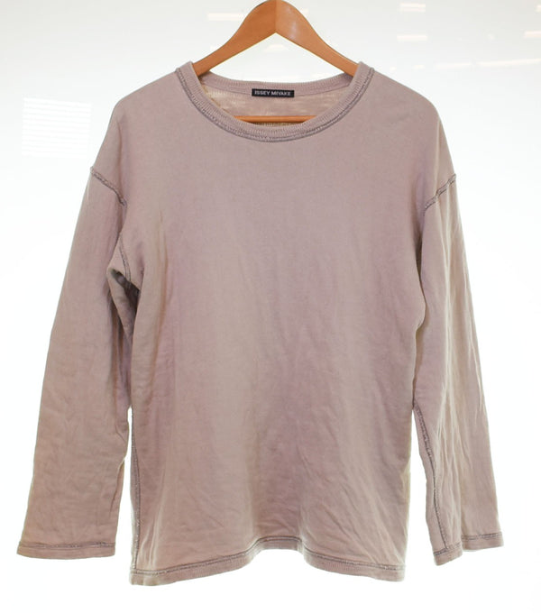 イッセイミヤケ ISSEY MIYAKE 90's スウェット インサイドアウト ニット 90年代 スウェット ベージュ 103MT-2933