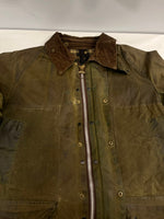 バブアー BARBOUR 90's 90年代 3ワラント BEDALE ビデイル ワックス コットン ジャケット オイルドジャケット VINTAGE ヴィンテージ A100 C42 ジャケット カーキ 101MT-5341