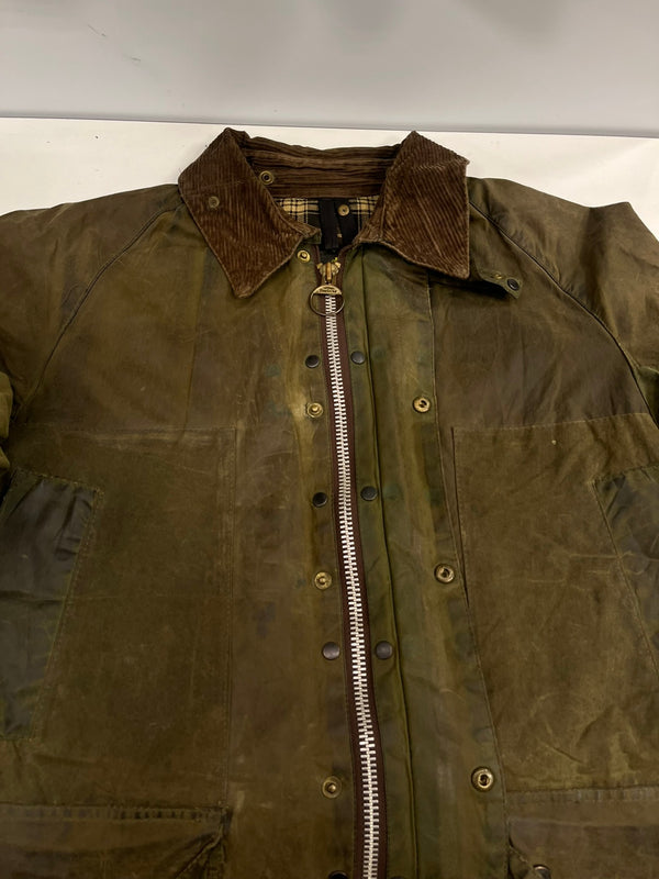 バブアー BARBOUR 90's 90年代 3ワラント BEDALE ビデイル ワックス コットン ジャケット オイルドジャケット VINTAGE ヴィンテージ A100 C42 ジャケット カーキ 101MT-5341