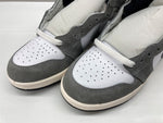 ナイキ NIKE 22年製 AIR JORDAN 1 RETRO HIGH OG GS エア ジョーダン レトロ ハイ AJ1 バスケ シューズ 白 灰 FD1437-051 レディース靴 スニーカー グレー 23cm 104S-945