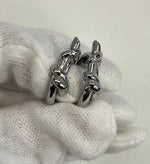 ディーゼル DIESEL Stainless Steel single hoop knot earring フープピアス メンズ ユニセックス DX144700DJW レディースジュエリー・アクセサリー ピアス シルバー 101G-201